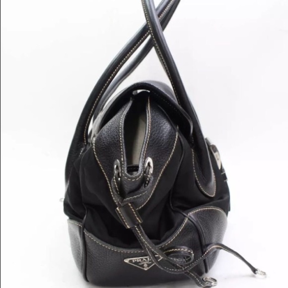 🚫SOLD🚫Prada Pattina Tessuto Vitello Daino  Bag - Picture 3 of 8